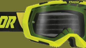 THOR Regiment Goggle - Lime/Black - Smoke Lens