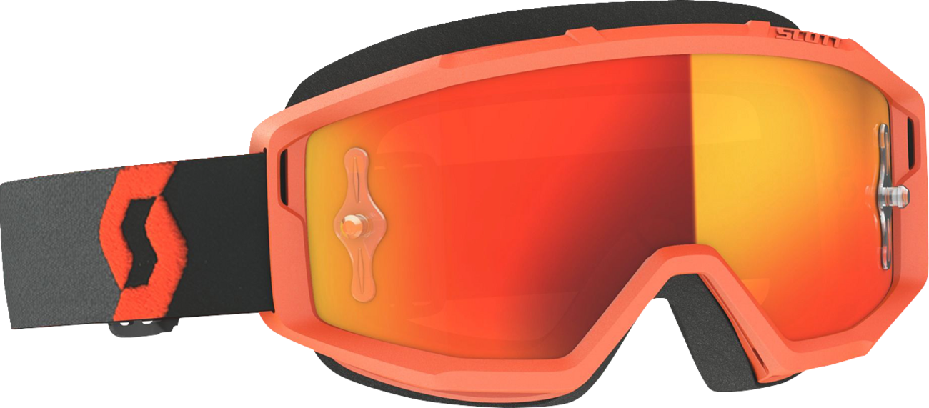 SCOTT GOGGLE PRIMAL ORANGE/BLACK ORANGE CHROME WORKS