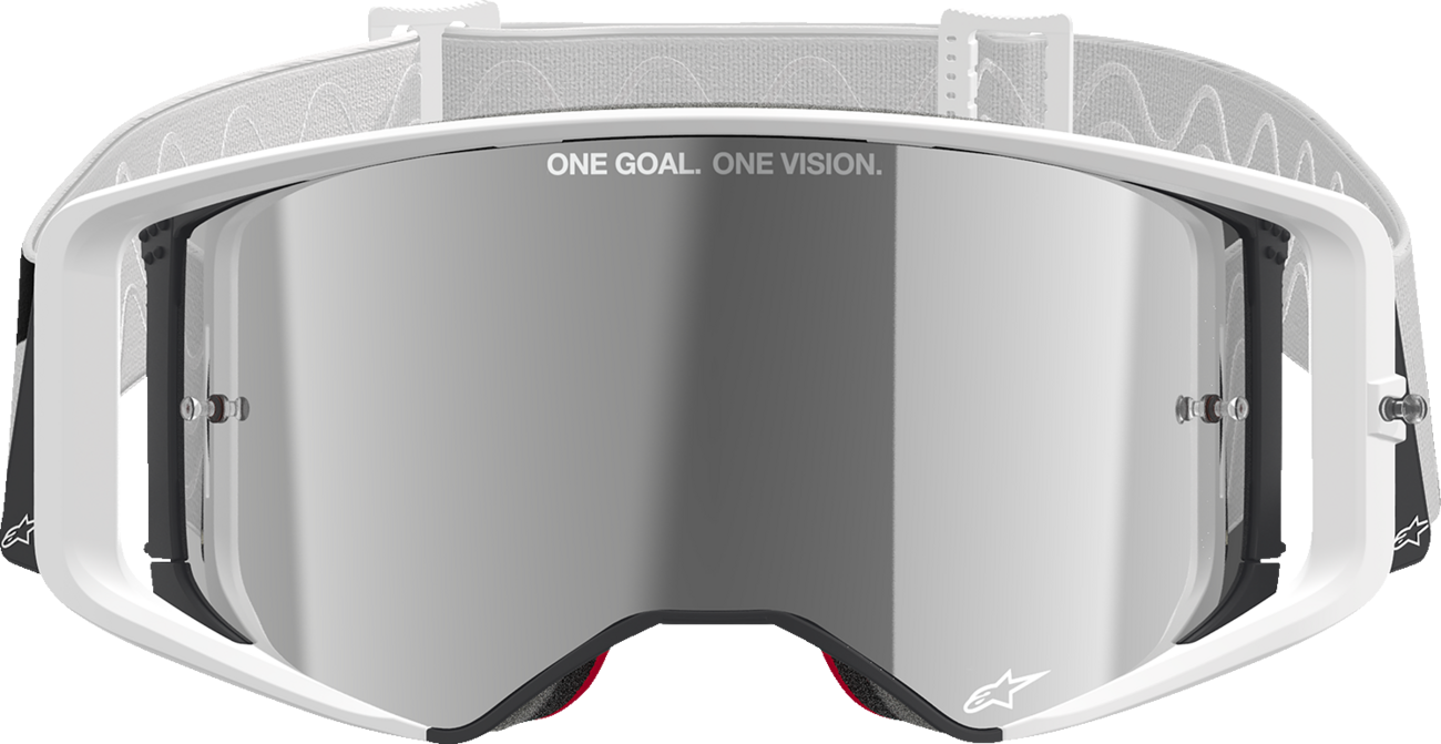 ALPINESTARS GOGGLES GOGGLE SUPERTECH CORP WHITE MIRROR-SILVER - Image 2