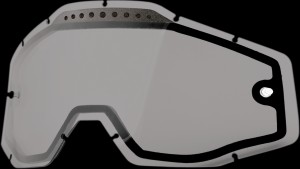 100% Accuri/Racecraft/Strata Lens - Vented - Dual Pane - Smoke