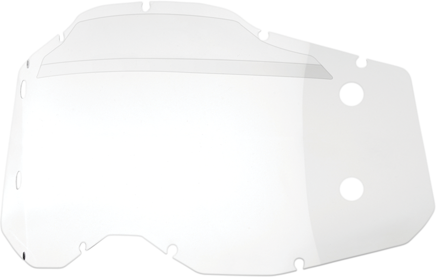 100% Accuri 2/Racecraft 2/Strata 2 Forecast Lens - Clear