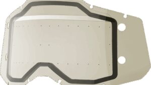 100% Accuri 2/Racecraft 2/Strata 2 Forecast Lens - Dual Pane - with Bumps - Smoke