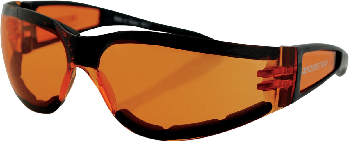 BOBSTER Shield II Sunglasses - Gloss Black - Amber Lens