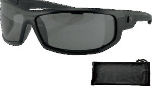 BOBSTER AXL Sunglasses - Gloss Black - Smoke Lens