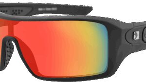 BOBSTER Paragon Sunglasses - Matte Black - Smoke Crimson Mirror Lens