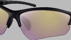 BOBSTER Rapid Sunglasses - Matte Black - Purple HD Yellow Revo Mirror Lens
