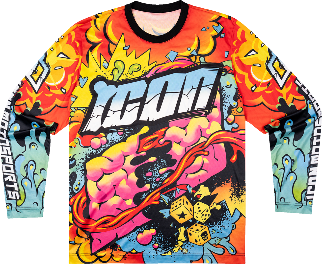 ICON JERSEY SCATTERBRAIN BK XL