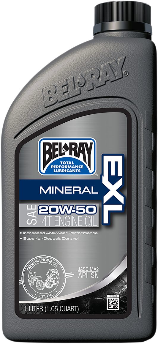 BEL-RAY EXL 4T Mineral Oil - 20W-50 - 1L