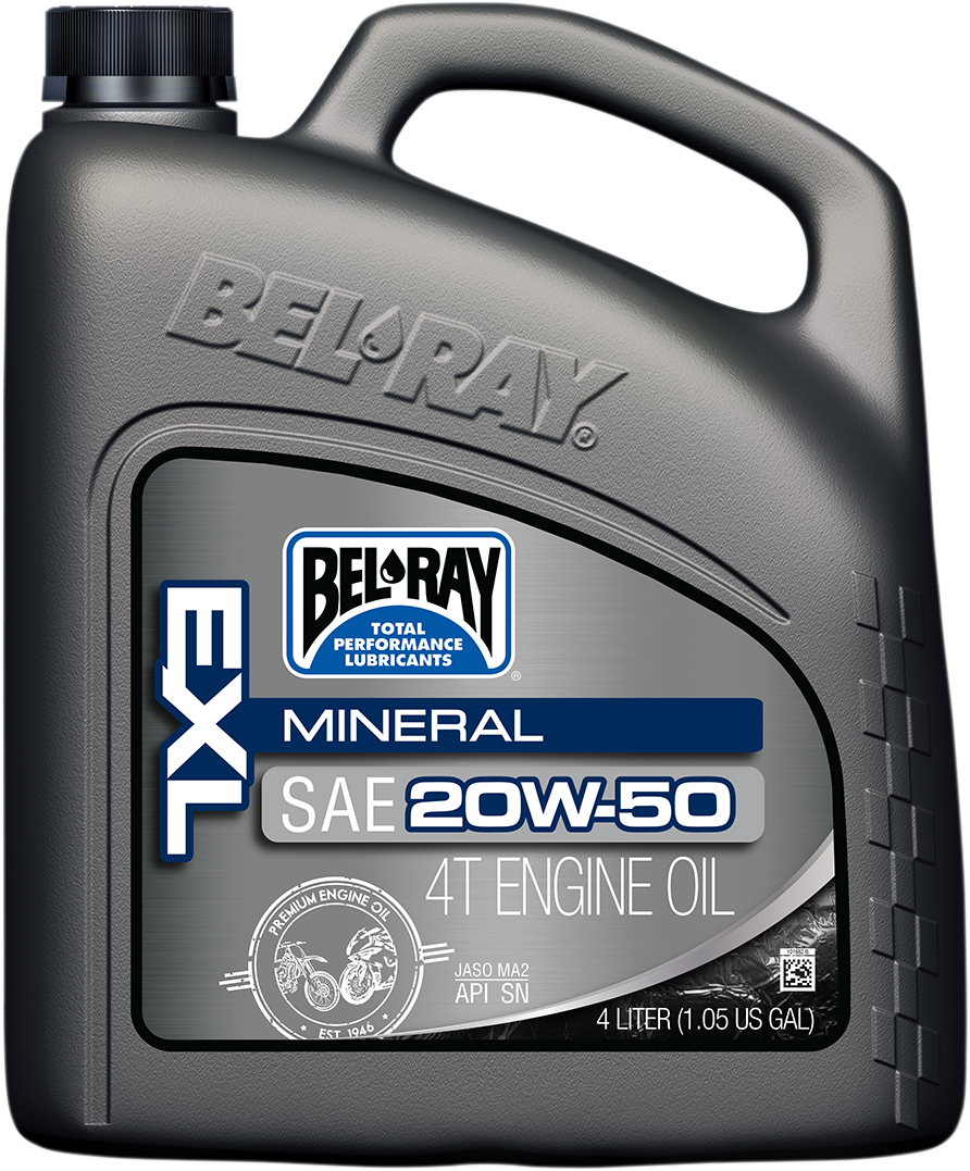 BEL-RAY EXL 4T Mineral Oil - 20W-50 - 4L