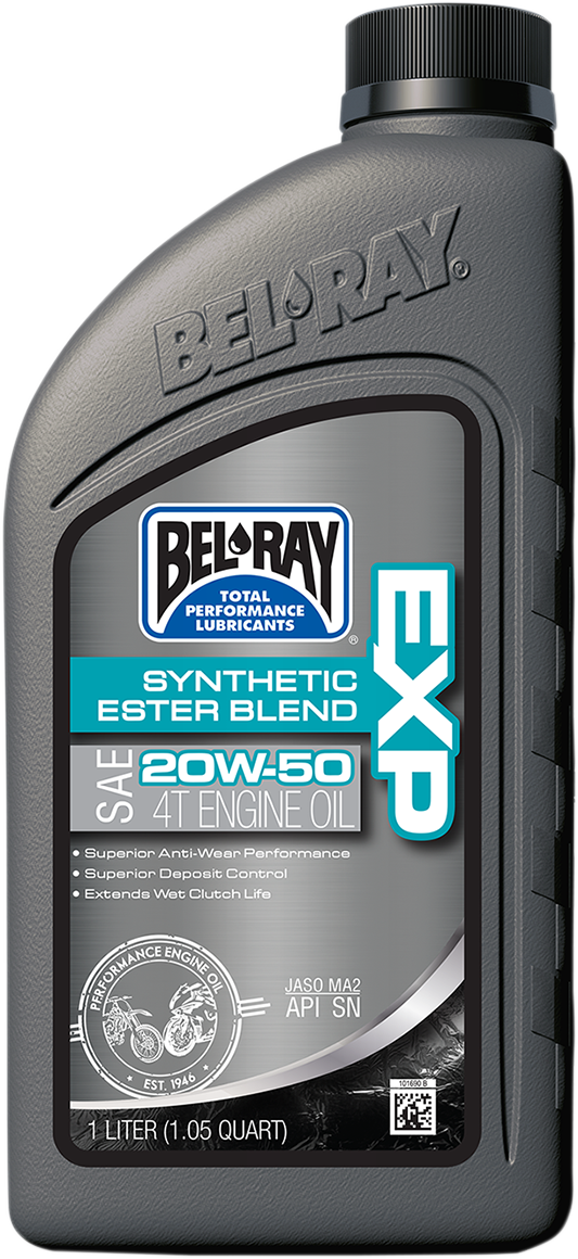 BEL-RAY EXP Synthetic Blend 4T Oil - 20W-50 - 1L