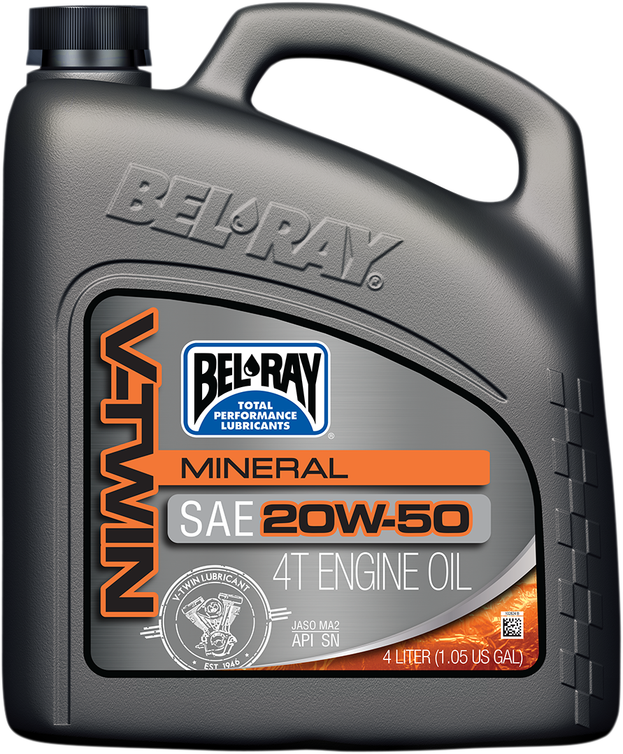 BEL-RAY V Twin Oil - 20W50 - 4L