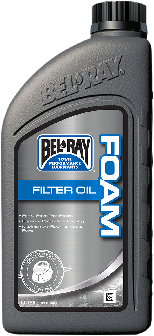 BEL-RAY Foam Filter Oil - 1L - Bottle