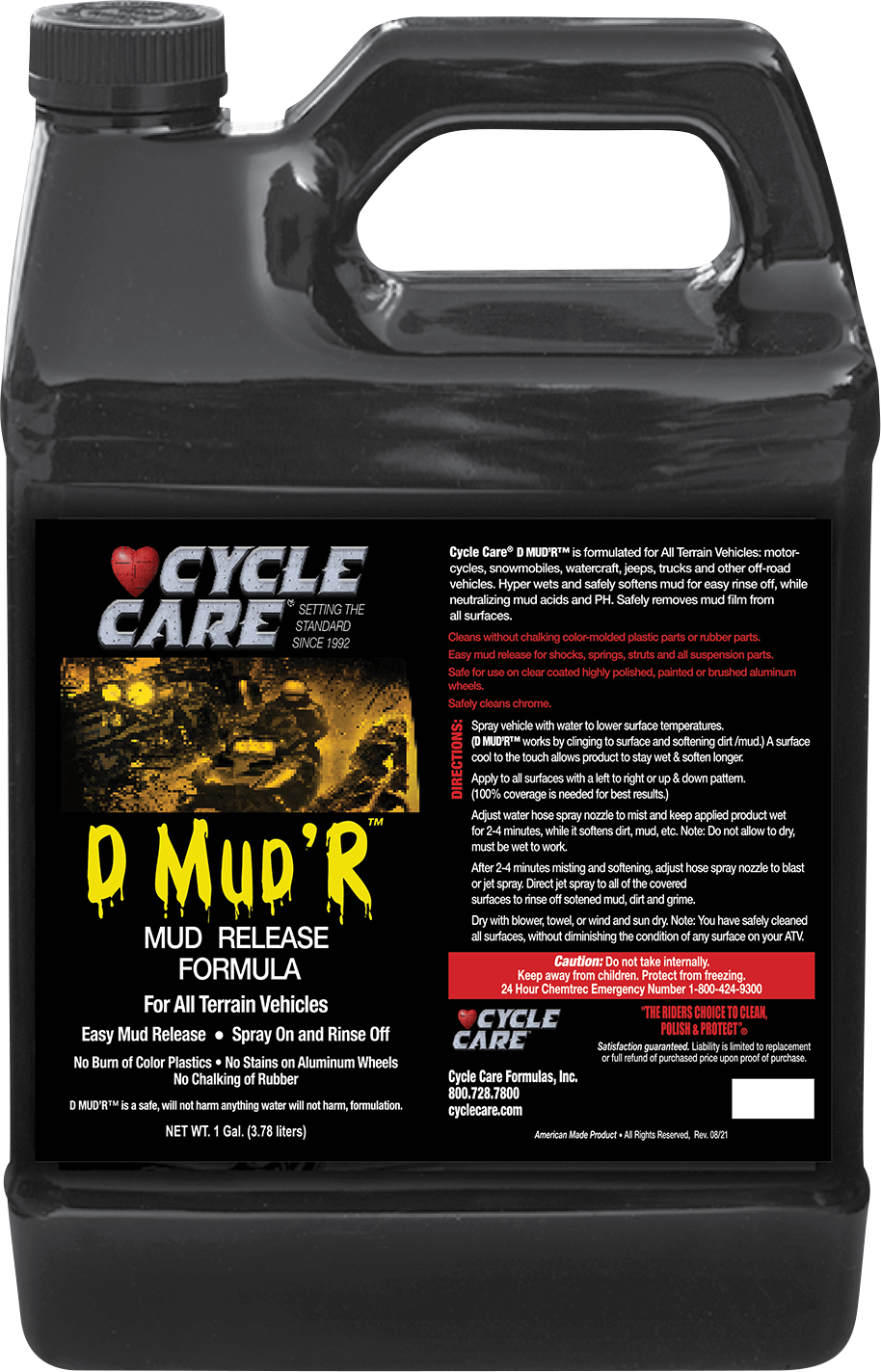 CYCLE CARE FORMULAS D MUD'R Cleaner - 1 U.S. gal.