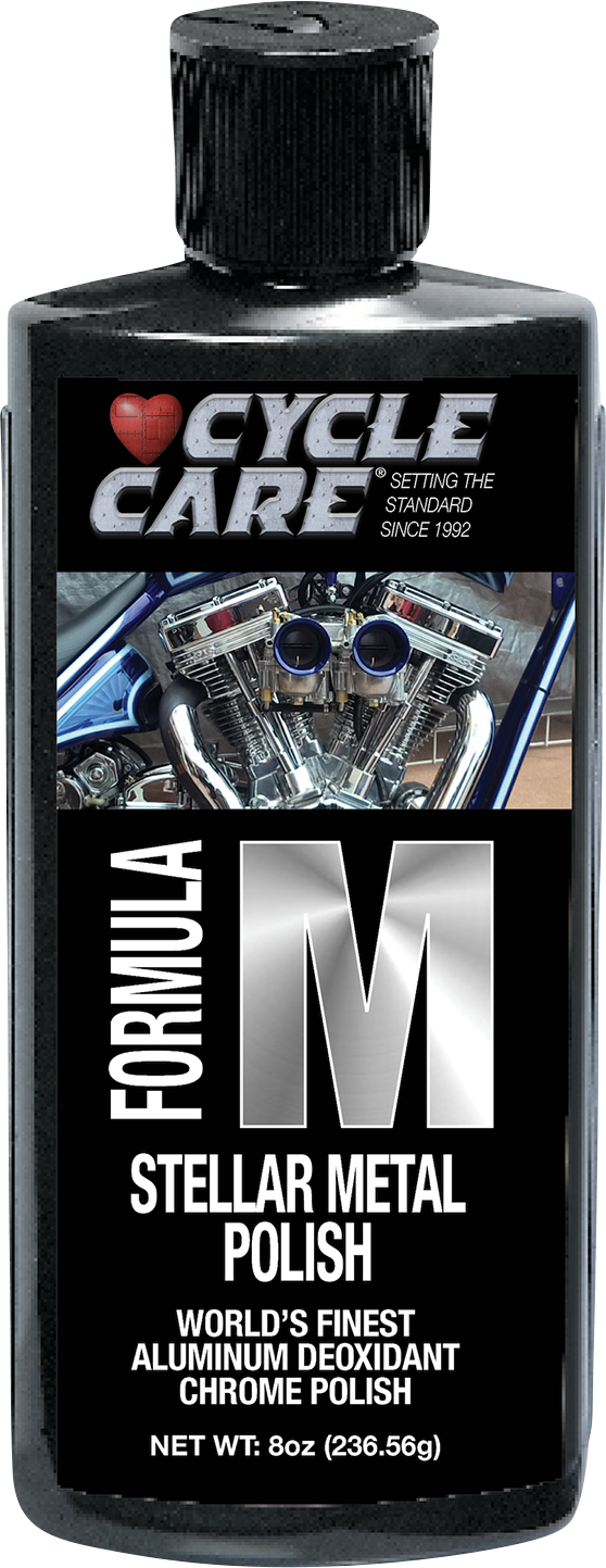 CYCLE CARE FORMULAS Formula M Aluminum/Chrome Polish - 8 oz. net wt.