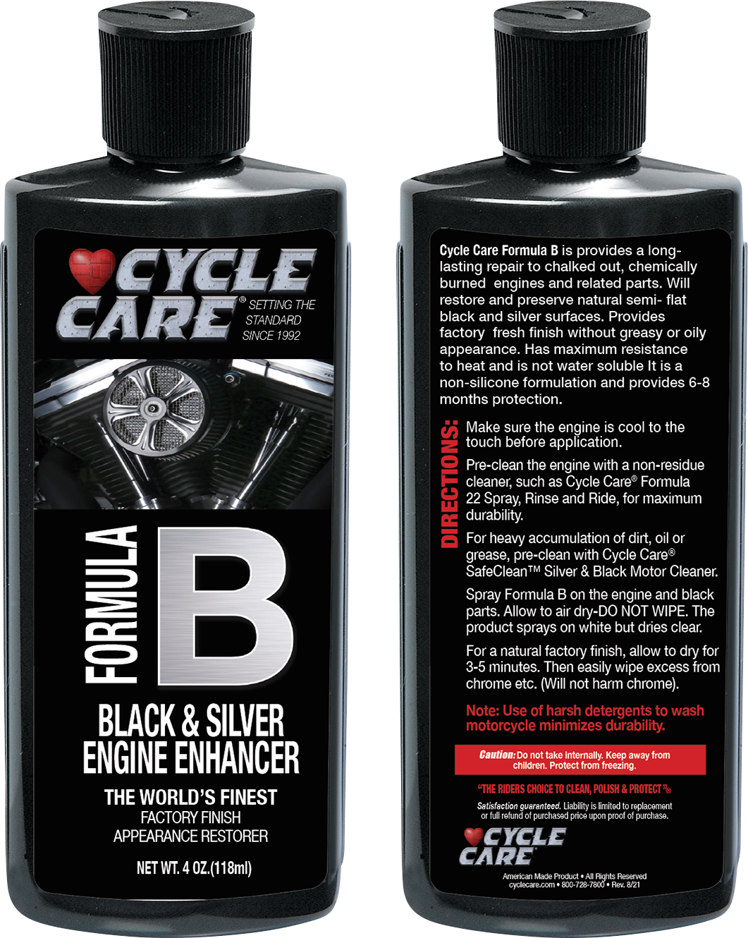 CYCLE CARE FORMULAS Formula B Engine Enhancer - 4 oz net wt.