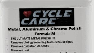 CYCLE CARE FORMULAS Formula M Aluminum/Chrome Polish - Bag in Box - 1/2 U.S. gal.