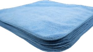 HARDLINE Microfiber Towels - Blue - 24-Pack