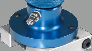 RACE TECH Shock Nitrogen Charging Tool - Blue - KTM