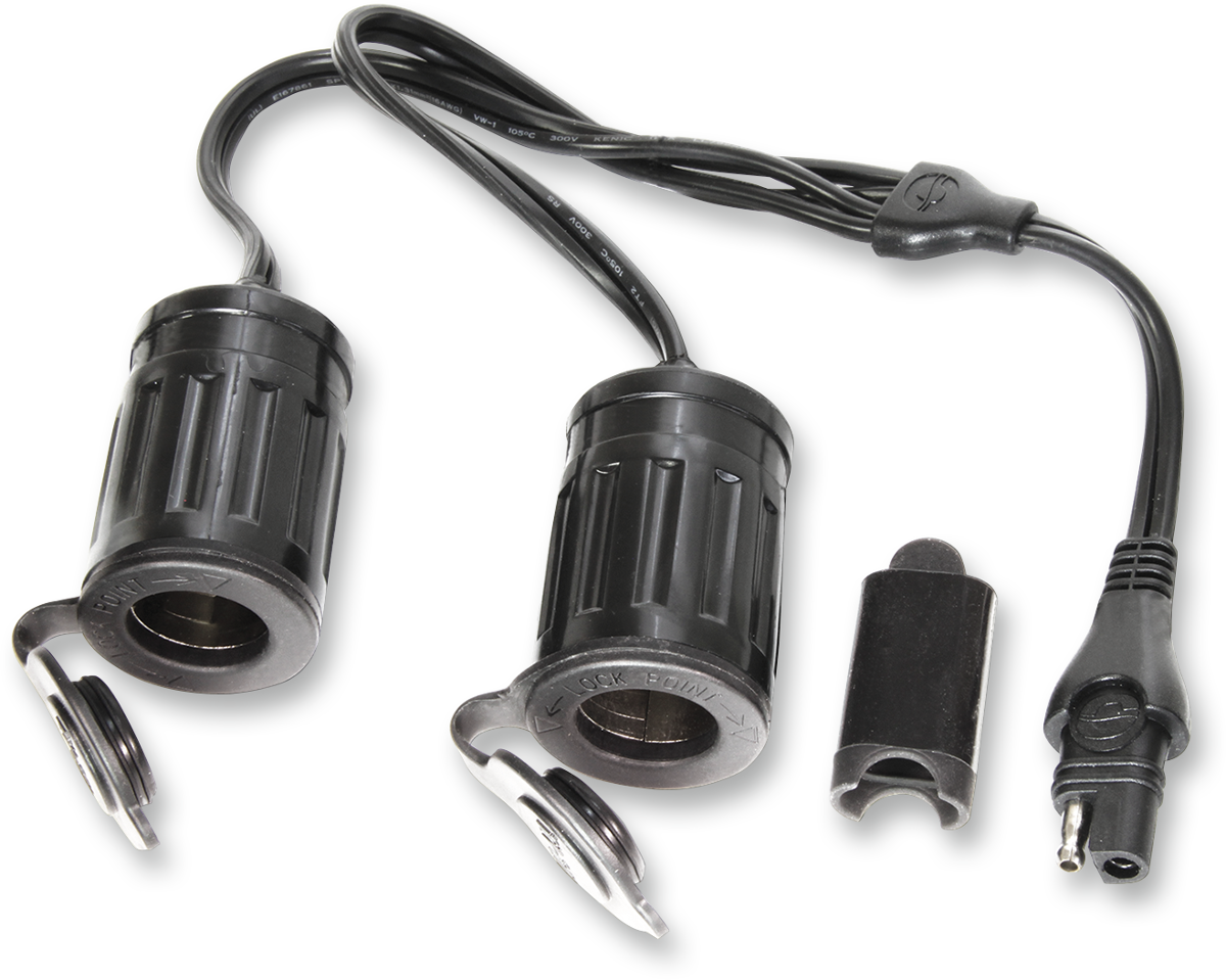 TECMATE Y-Splitter - SAE to Dual Socket Adapter