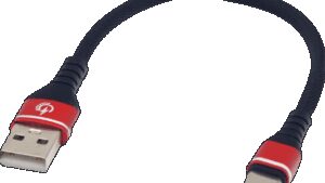 RIDEPOWER USB to USB-C Cable - Charger - Single-End - 7-1/2"