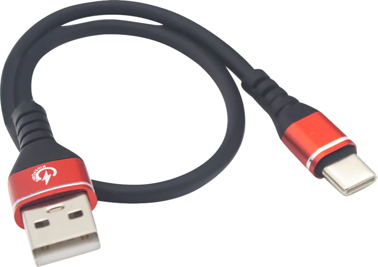 RIDEPOWER USB to USB-C Cable - Charger - Single-End - 12"