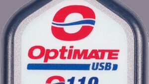 TECMATE Dual USB Charger - Optimate - 180° BIKE Plug/12V - In-Line