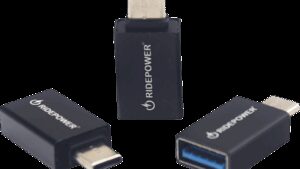 RIDEPOWER Power Adapter - Female USB to Male USB-C
