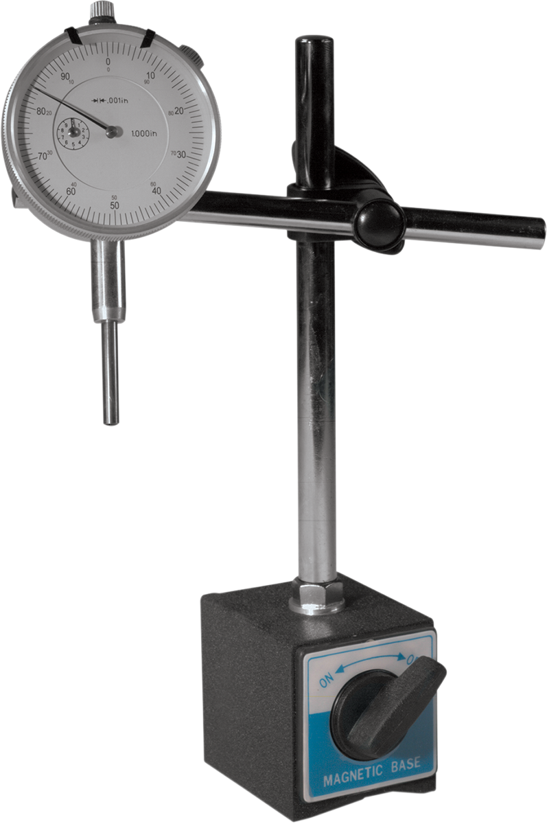 K&L SUPPLY Dial Indicator - Magnetic Base