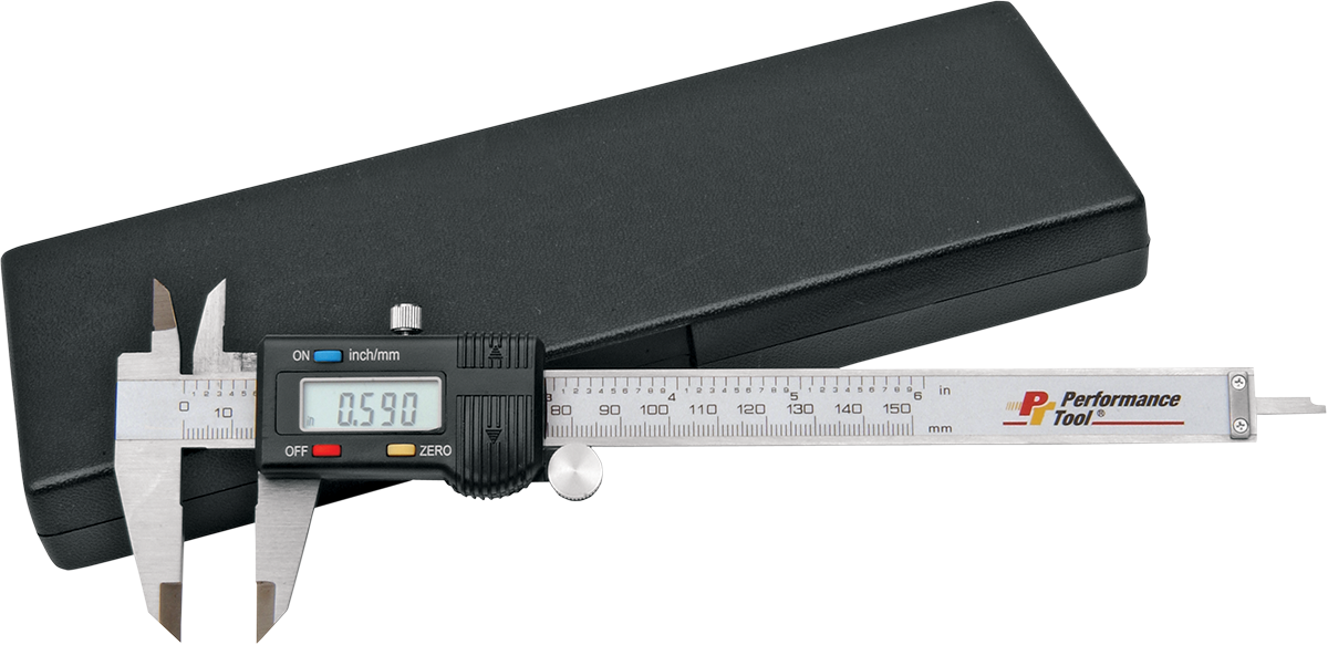 PERFORMANCE TOOL Digital Caliper w/Case