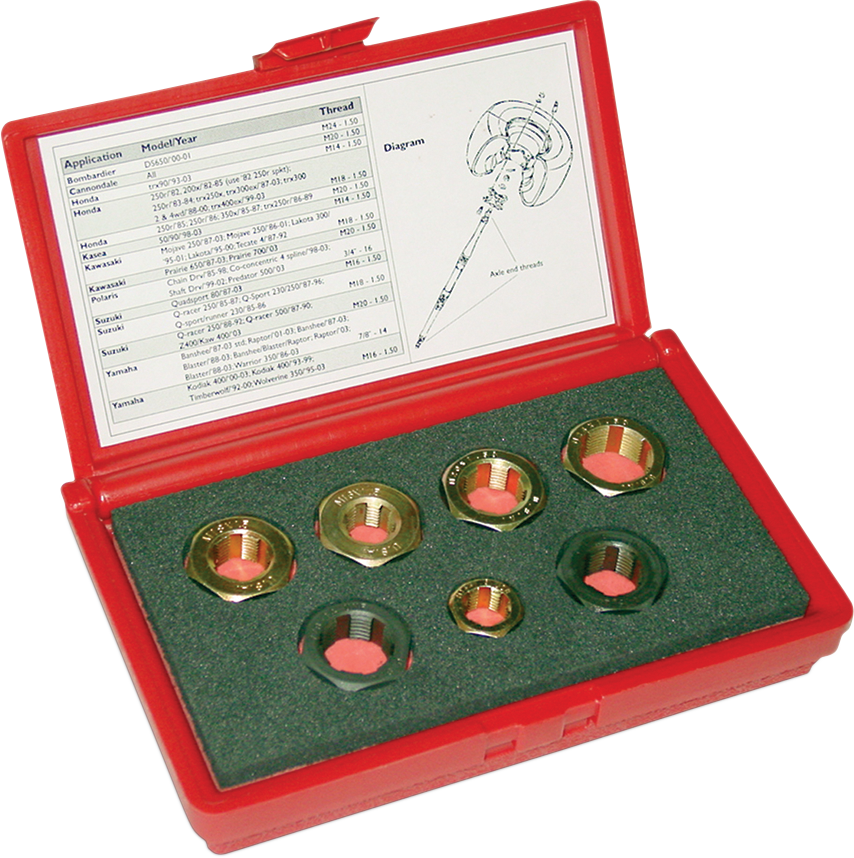 LANG TOOLS Thread Restorer - Axle End - Kit