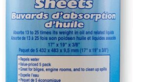 STAR BRITE Oil Pad - Absorbent - 17 x 19 - 5-Pack