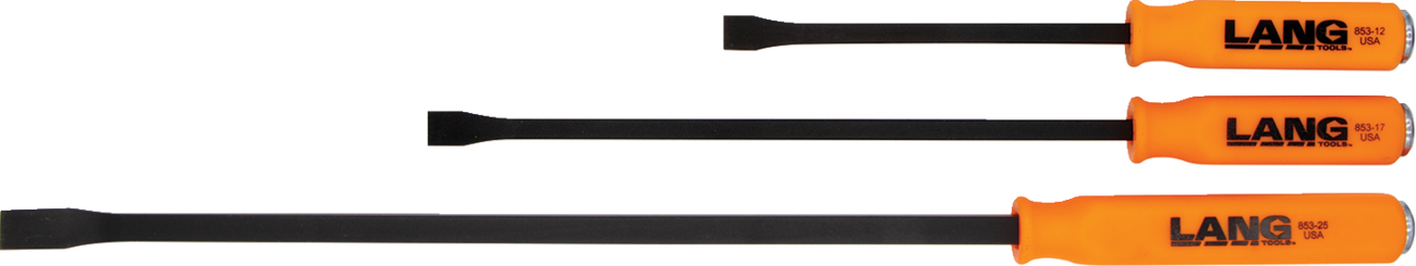 LANG TOOLS Pry Bar with Striking Handle - Curved Tip - Set