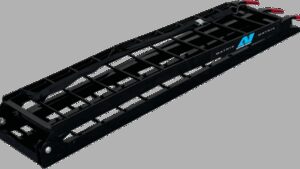 MATRIX CONCEPTS,LLC A1 Arch Folding Ramp - Aluminum - Black - 8'