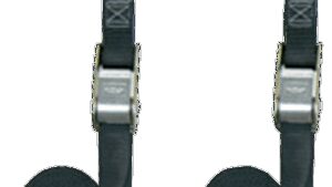 POWERTYE MFG. Soft-Tye Tie-Downs - 1" x 5-1/2' - Black