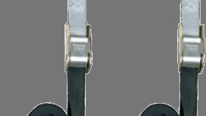 POWERTYE MFG. Soft-Tye Tie-Downs - 1" x 5-1/2' - Silver