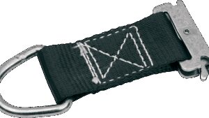 PARTS UNLIMITED E-Track Strap - 7" - Black