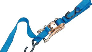 PARTS UNLIMITED 1" Ratchet Tied Down - Assist - Blue
