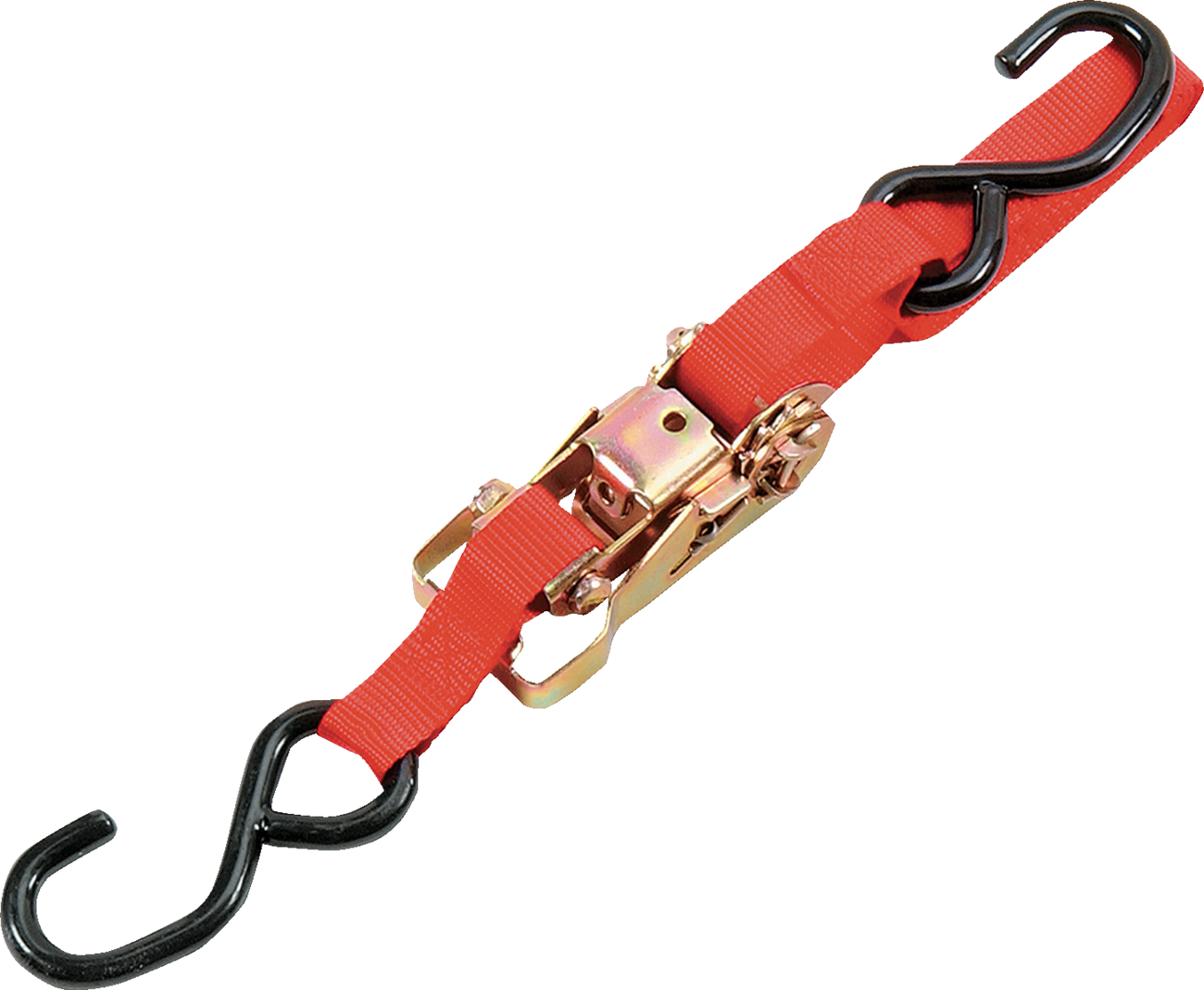 PARTS UNLIMITED Heavy-Duty Ratchet Tie-Down - 1-1/2" x 6' - Red