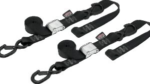 POWERTYE MFG. Cam Tie-Downs - 1-1/2" x 6-1/2' - Black