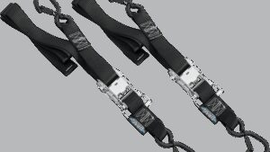 DRAG SPECIALTIES Ratchet Tie-Downs - 1-1/2" x 6' - Black