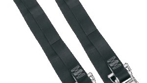 POWERTYE MFG. Endless Ratchet Tie-Downs - 1-1/2" x 4' - Black