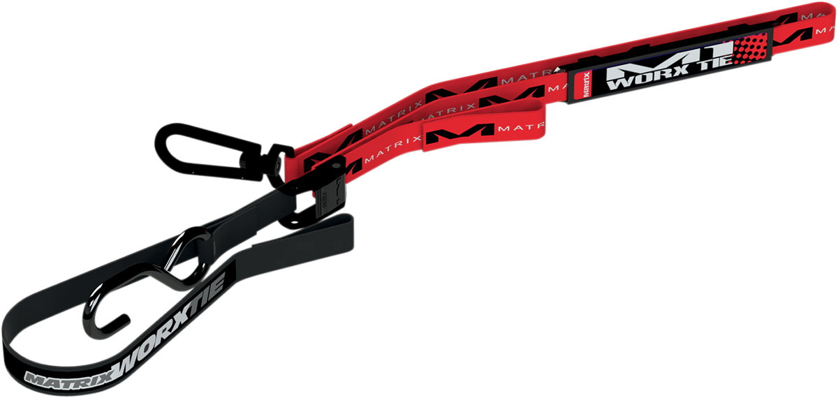 MATRIX CONCEPTS,LLC Worx Tie-Downs - 1" - Red