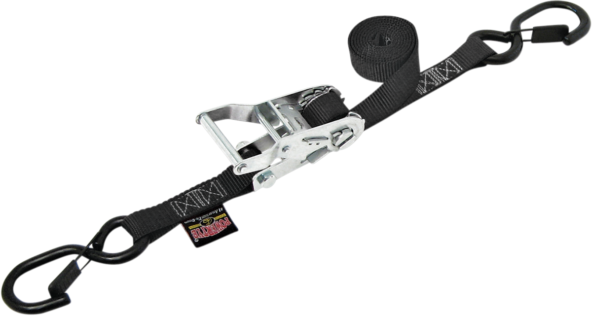 POWERTYE MFG. Ratchet Tie-Down - 1"x12' - Single