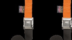 POWERTYE MFG. Cam Tie-Downs - 1-1/2" x 6-1/2' - Orange/Black