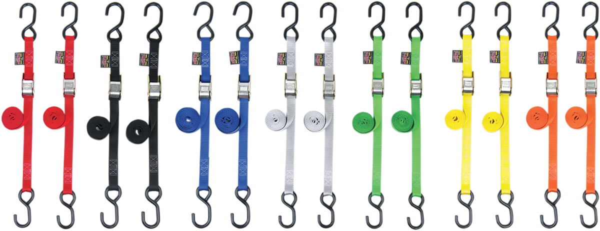 POWERTYE MFG. Standard Tie-Downs - 1" x 5-1/2' - Green - Image 2