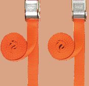 POWERTYE MFG. Standard Tie-Downs - 1" x 5-1/2' - Orange