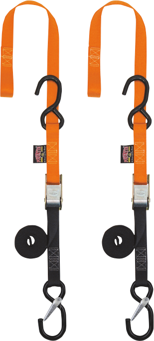 POWERTYE MFG. Cam Buckle - Sewn-In Soft-Tye - 1" x 5-1/2' - Orange