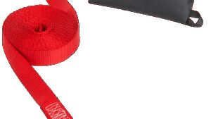 POWERTYE MFG. Tow Strap - With Pouch - 1" x 15'