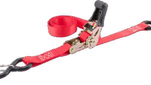 ERICKSON Ratchet Straps - 1" x 6' - Red - Pair