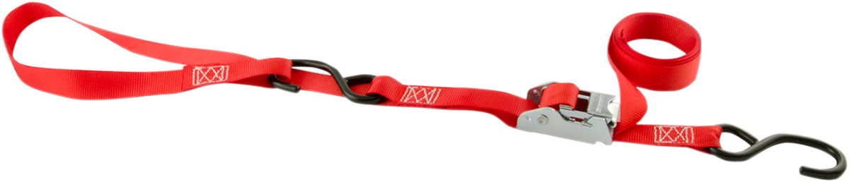 ERICKSON Over-Center Buckle Strap - 1" x 6' - Red